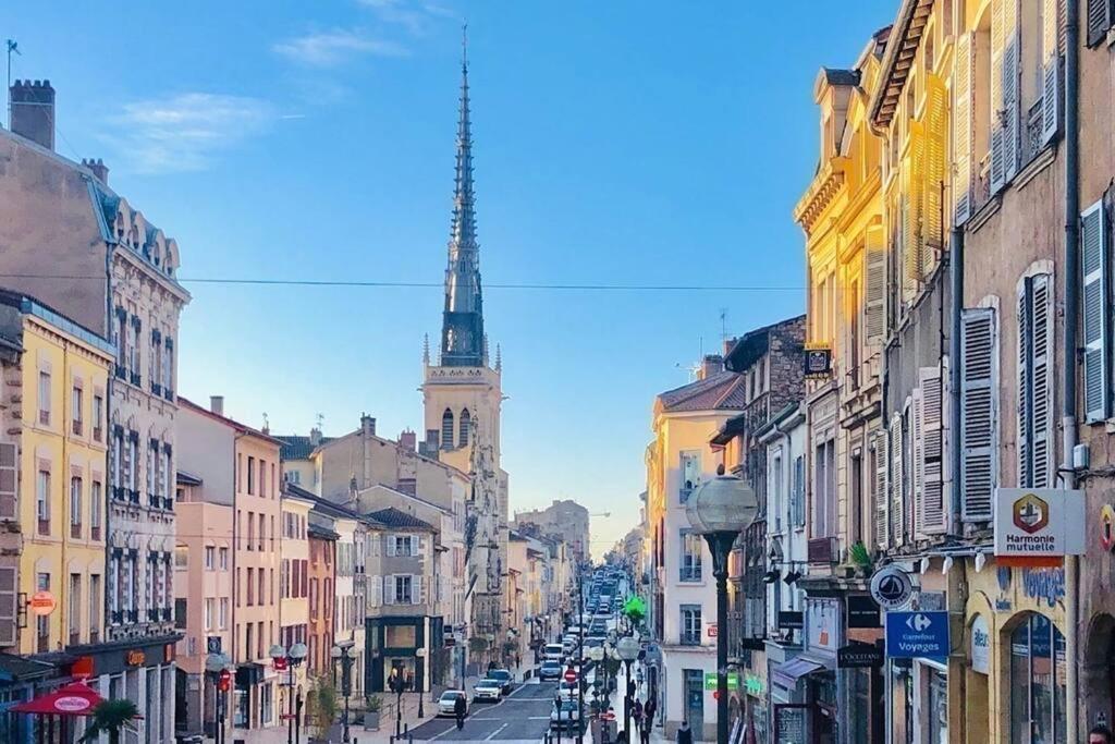 T2 Tout Equipe Au Beau Milieu Du Centre Historique Daire Villefranche-sur-Saône Dış mekan fotoğraf
